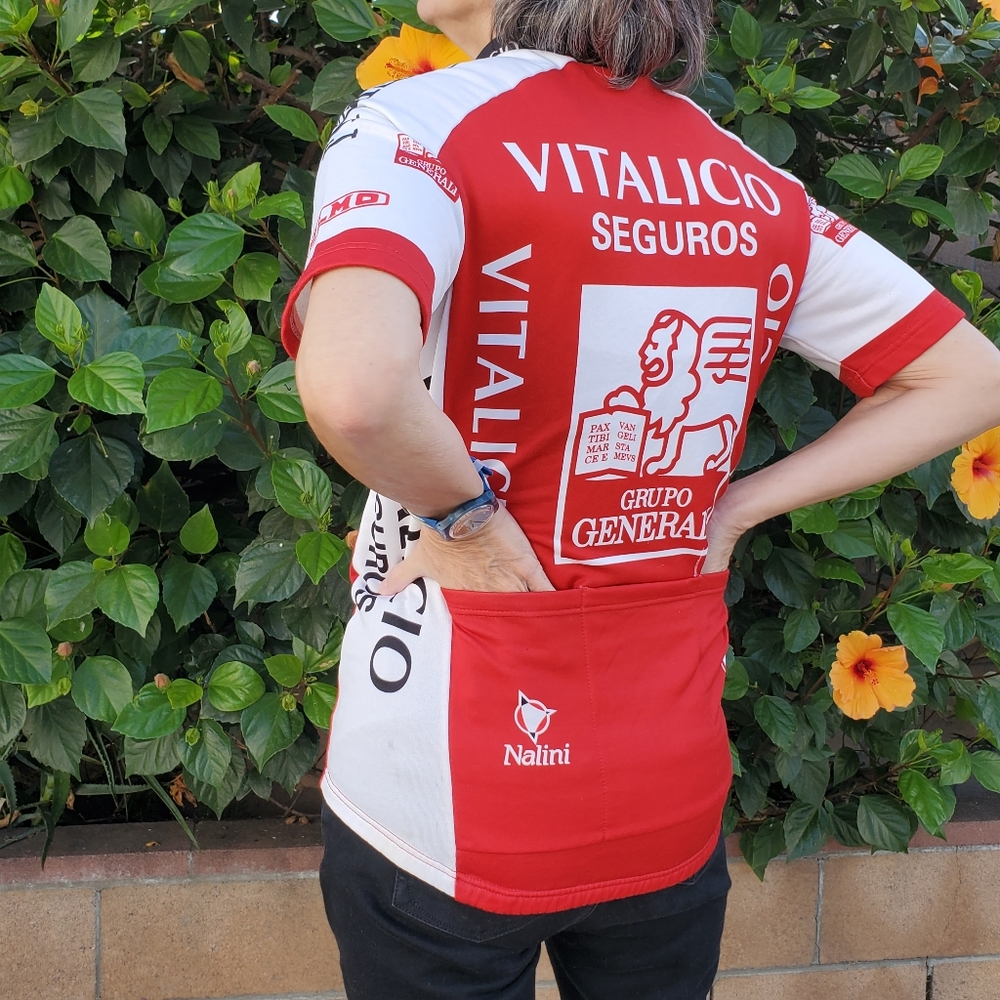 VITALICIO SEGUROS Bicycle Racing Team shirt sm/med cycle workout - Picture 2 of 8